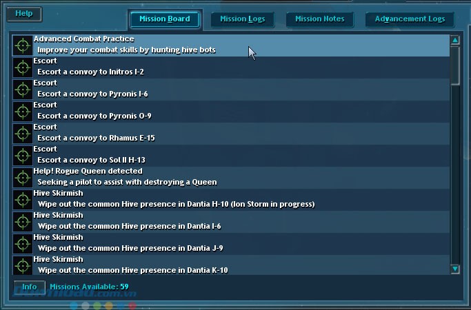Nhiều nhiệm vụ hấp dẫn