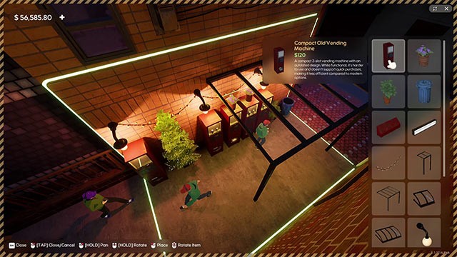 Trang trí các địa điểm đặt máy bán hàng tự động bằng cây xanh, hệ thống đèn và hơn thế