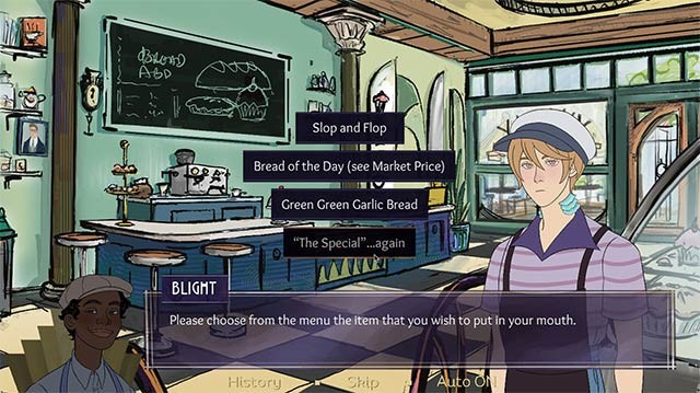 Ventreville: A Cure for Sorrow là game Visual Novel phong cách phiêu lưu giải đố kết hợp trinh thám