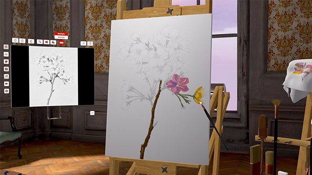 Vẽ tranh sơn dầu trong môi trường thực tế ảo sống động của Vermillion VR
