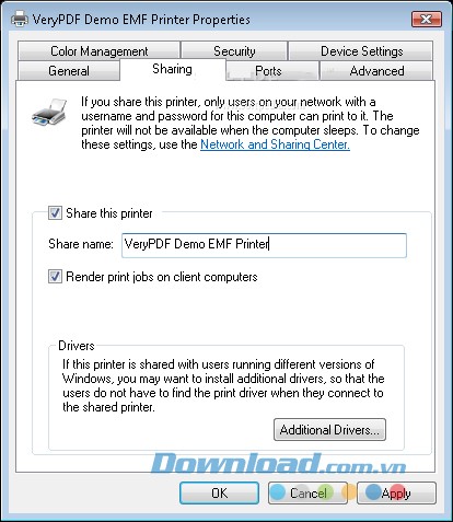 Mini EMF Printer Driver
