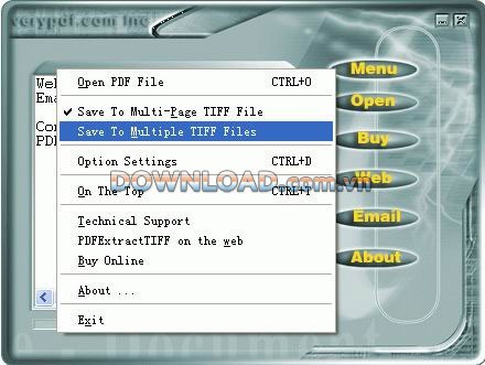 VeryPDF PDF Extract TIFF