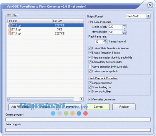 VeryPDF PowerPoint to Flash Converter