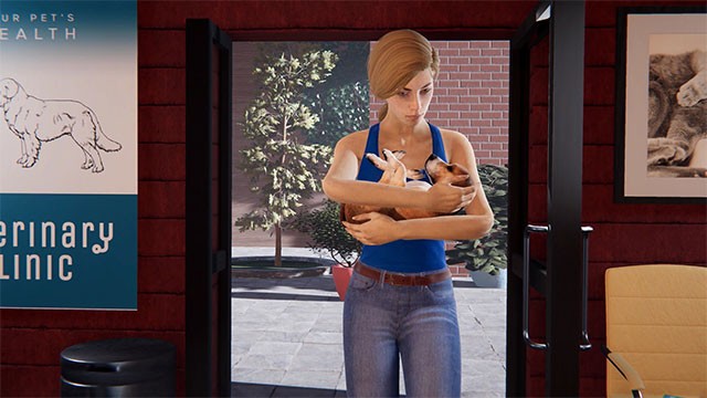 Veterinary Clinic Simulator mô phỏng công việc của 1 bác sĩ thú y trong bệnh viện thú cưng