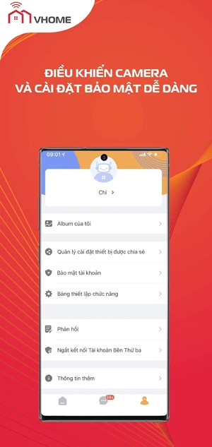 Điều khiển thiết bị camera từ xa