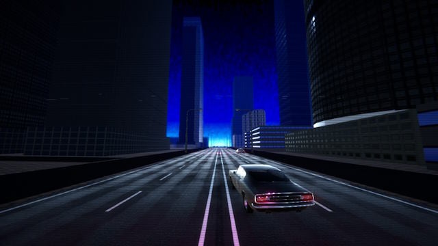 Game đưa bạn trở lại thập niên 80 với những con đường neon bất tận