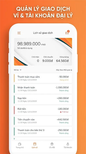Quản lý giao dịch