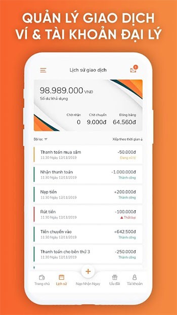 Quản lý giao dịch