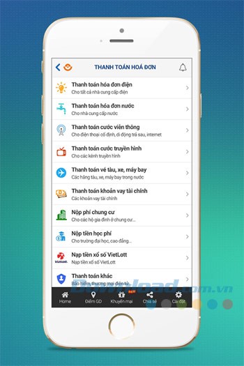 Thanh toán hóa đơn