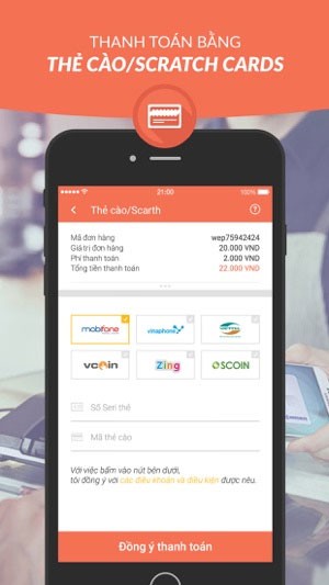 Ứng dụng Vi WePay cho iPhone