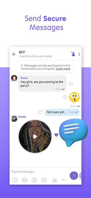 Viber là dịch vụ chat bảo mật