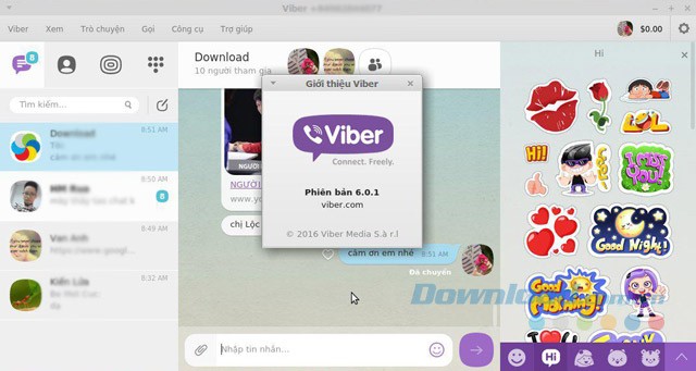 Viber mới nhất