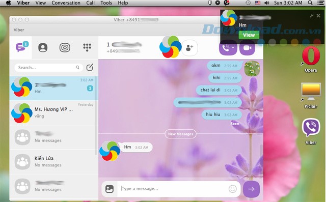 Thông báo tin nhắn