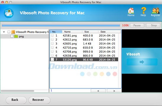 Vibosoft Photo Recovery cho Mac