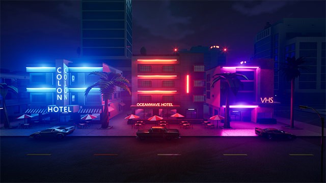 Nét văn hóa và thời trang thập niên 80 được tái hiện sôi động trong Vicewave 1984 game