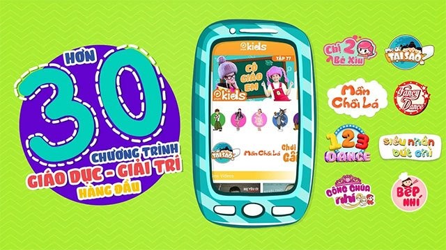 Các chương trình giáo dục trong Video cho Bé