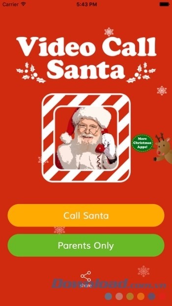 Video Call Santa cho iOS giúp bé yêu được trò chuyện