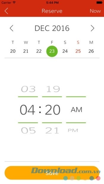 Cài đặt hẹn giờ gọi điện cho ông già Noel trên Video Call Santa cho iOS