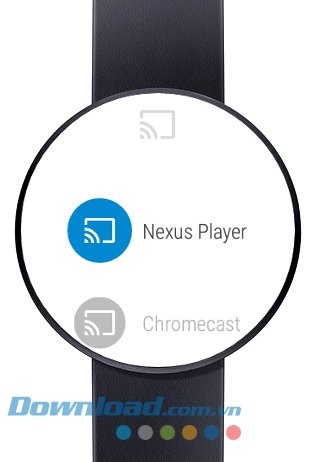 Video cho Android Wear tương thích với nhiều ứng dụng kết nối Smart TV