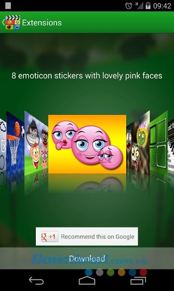 Video Collage Maker sở hữu bộ sưu tập nhãn dán độc đáo