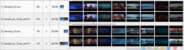 Phát hiện video bị chia