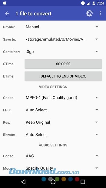 Kiểm tra thông tin file trước khi chuyển đổi trên Video Converter