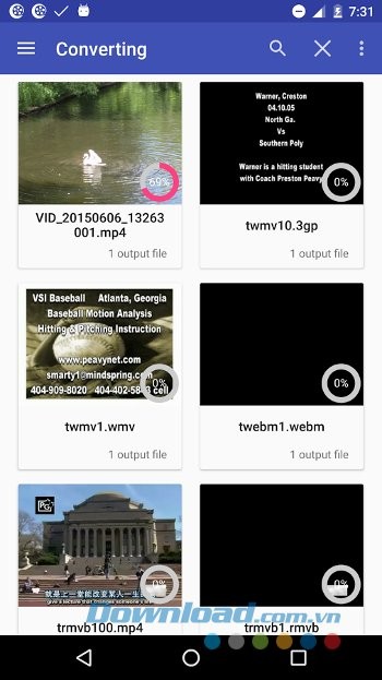 Đổi đuôi video đơn giản với Video Converter