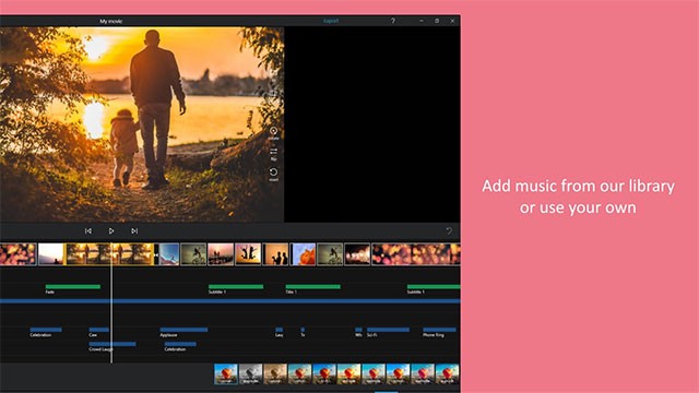 Lồng nhạc nền, chèn chữ, thay đổi hình nền, khung ảnh... vào video cực nhanh