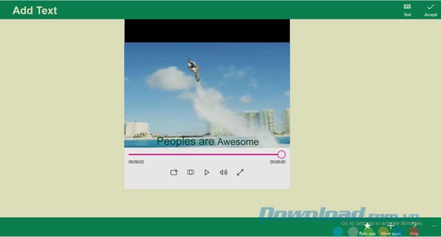Thêm văn bản vào video