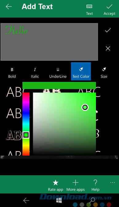 Thêm văn bản vào video