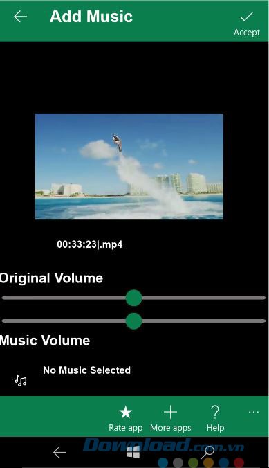 Thêm âm nhạc nền