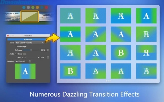 Các hiệu ứng chuyển tiếp rực rỡ tuyệt đẹp