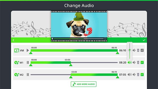 Xử lý âm thanh trong video với công cụ mix audio hoặc tách nhạc
