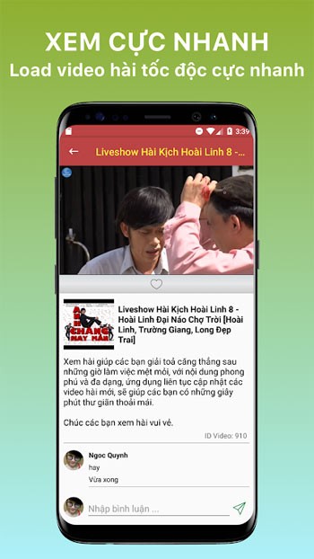 Xem video cực nhanh