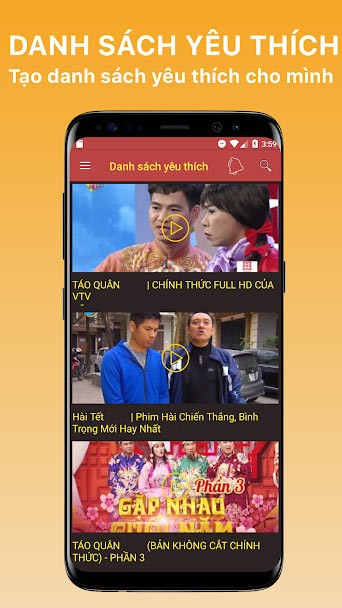 Tạo danh sách video Hài Tết 2019 yêu thích