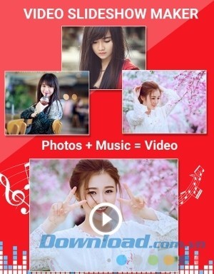 Tạo video trình chiếu ảnh bằng Video Slideshow Maker cho Android
