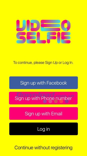 Đăng ký tài khoản VideoSelfie