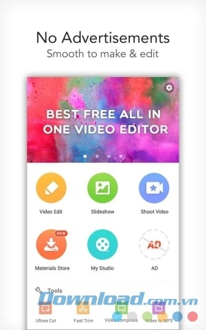 VideoShow Pro cho Android không có quảng cáo