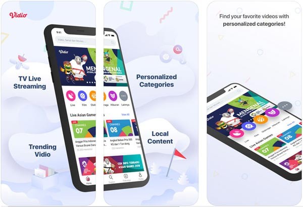 Ứng dụng phát trực tuyến sự kiện thể thao, TV, phim, video miễn phí