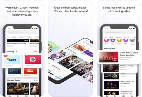 Xem TV, trận đấu thể thao và các chương trình truyền hình khác mọi lúc mọi nơi