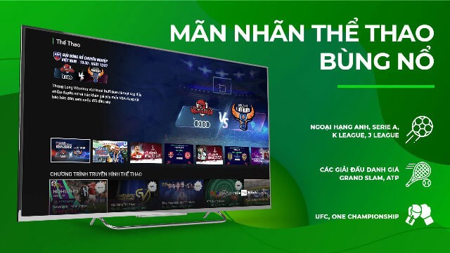 VieON - Mãn nhãn thể thao bùng nổ