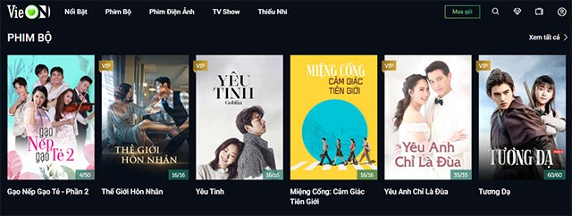 Kho phim truyền hình hấp dẫn