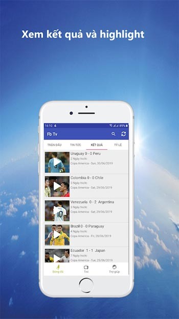 Kết quả bóng đá