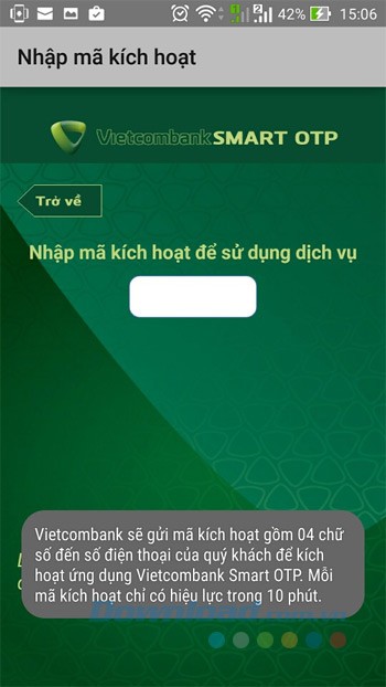 Nhập mã kích hoạt