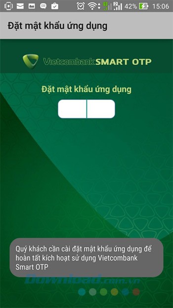 Đặt mật khẩu ứng dụng