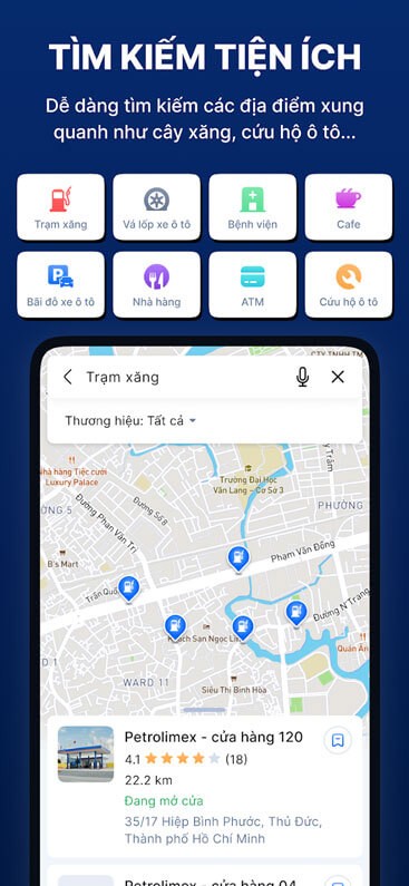Tìm kiếm tiện ích