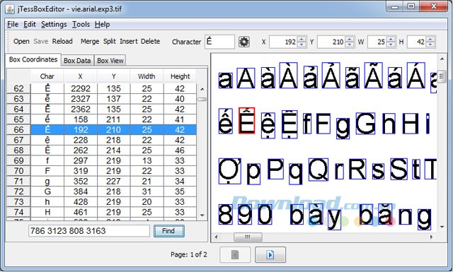 Giao diện chỉnh sửa