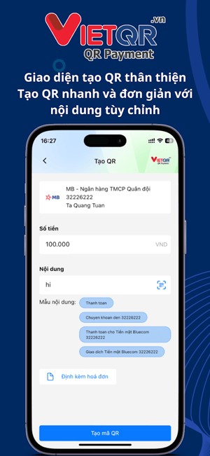 Tạo mã QR nhanh chóng