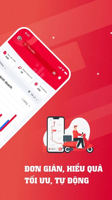 Ứng dụng thiết kế đơn giản, tối ưu