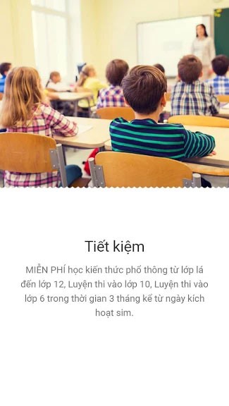 Học trực tuyến trên ViettelStudy cho iPhone